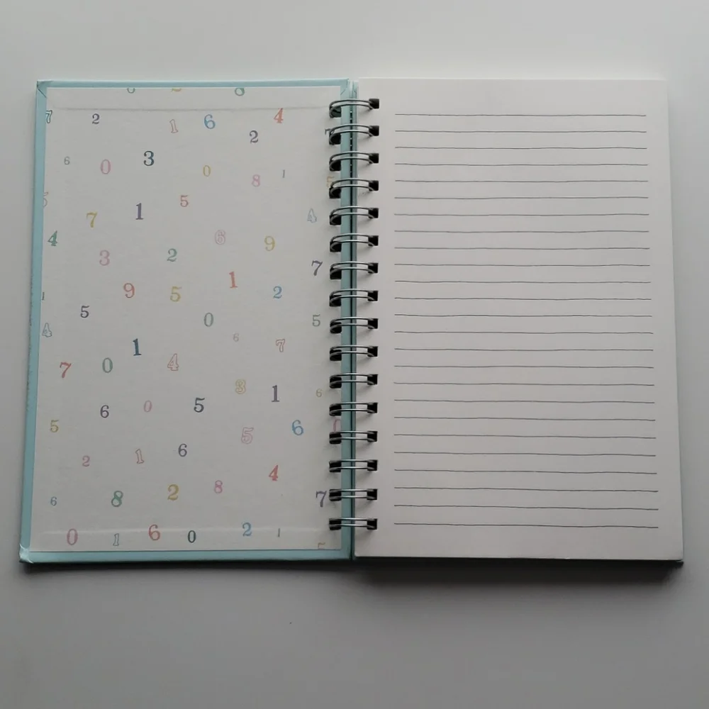 Rae Dunn Blue Spiral Note Book